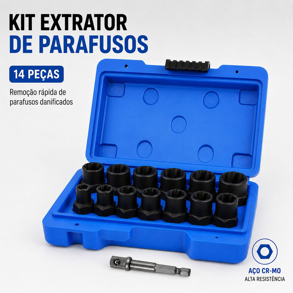 Extrator de Parafuso Danificado